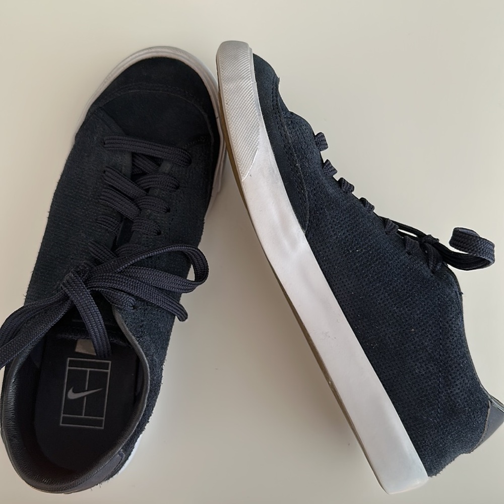 Nike LAB Limited Edition All Court 2 Low Navy Suede Sneaker - Picture 5 of 11